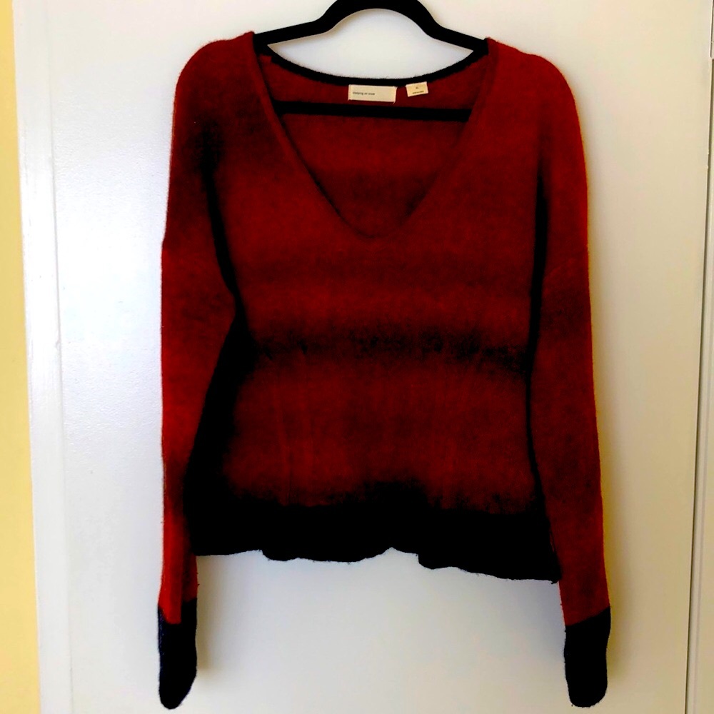 ANTHOPOLOGIE•Wool Peplum Sweater